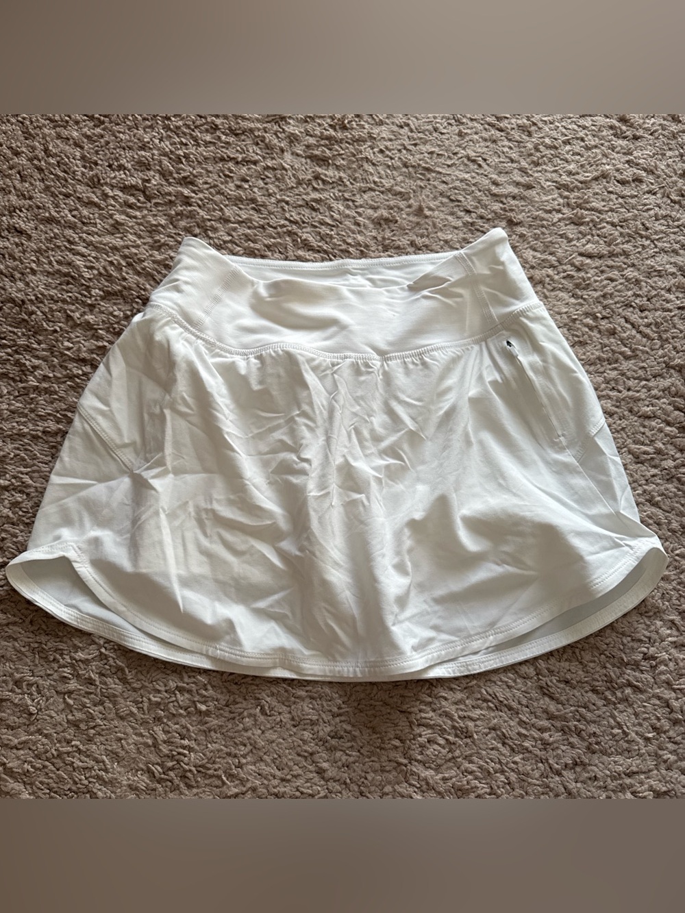 Outdoor Voices White Active Skort with Built-In Liner